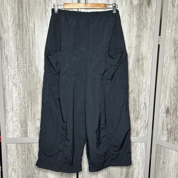 Gerties Pants Wide Leg Pockets Artsy Lagenlook Black Color Size S - Picture 1 of 6